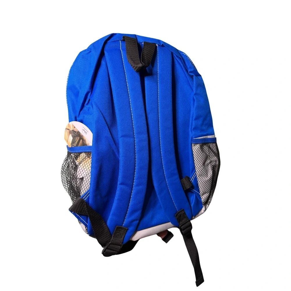Star Wars Grogu The Child Blue Backpack Baby Yoda Mandalorian School Bag